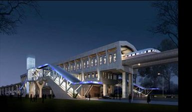 济南市轨道交通R1线工程高架段车站装修施工及高级段车站区间风水电安装